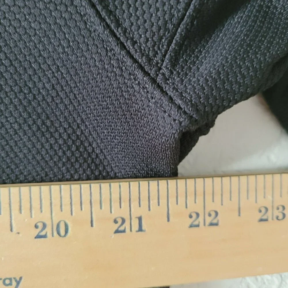The North Face Men's TKA Stealth 1/4 Zip Sweatshirt Fleece Lined Black Medium